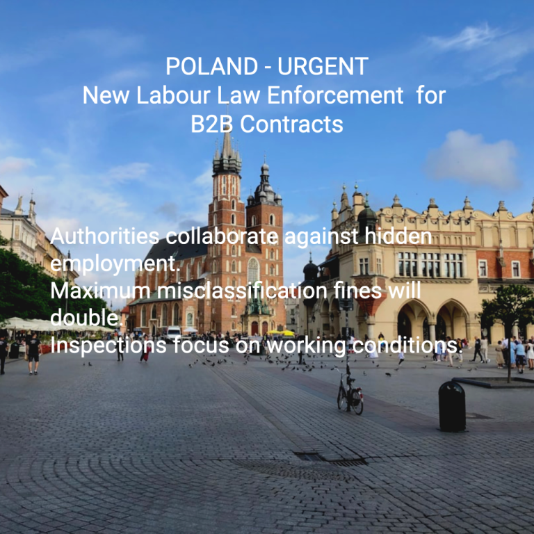 B2B Contract Reclassification in Poland, the 2026 PIP Law Explained